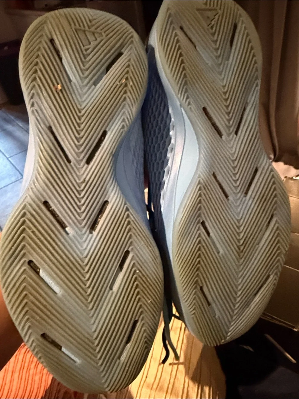 adidas Men's Blue and Black Athletic Sneakers